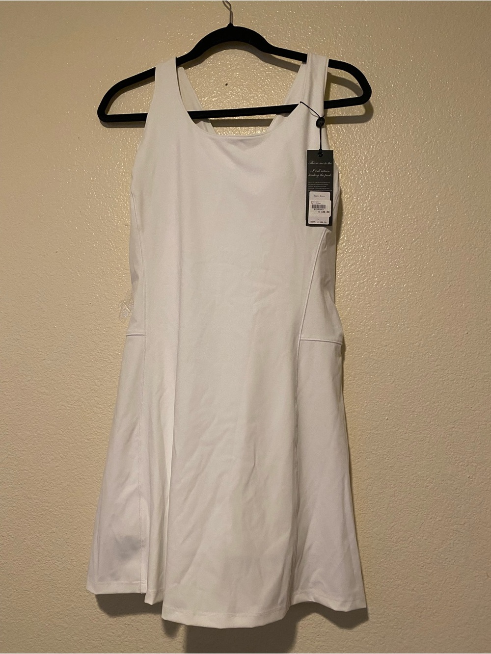 Greyson Venus Rally White Tank Mini Dress Size L - Picture 6 of 12